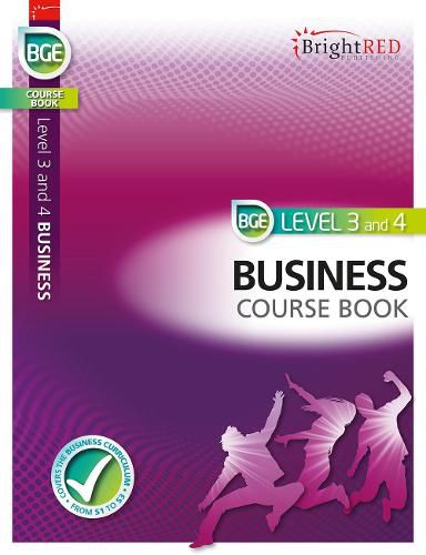 Cover image for BrightRED Course Book Level 3 and 4 Business
