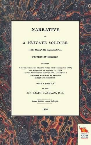 Cover image for NARRATIVE OF A PRIVATE SOLDIERIn His Majesty's 92d Regiment of Foot (1798-1801)