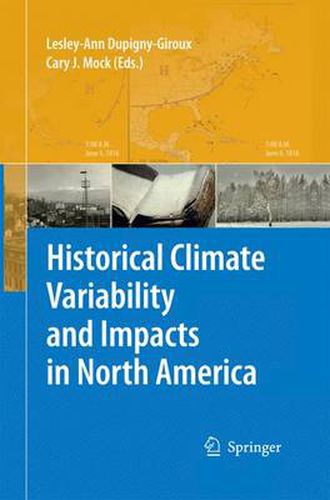 Cover image for Historical Climate Variability and Impacts in North America