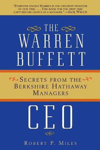 Cover image for The Warren Buffett CEO: Secrets from the Berkshire Hathaway Managers