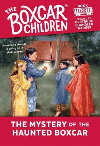 Cover image for The Mystery of the Haunted Boxcar