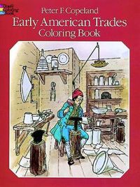 Cover image for Early American Trades Coloring Book