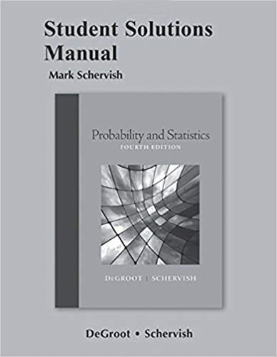 Cover image for Student Solutions Manual for Probability and Statistics