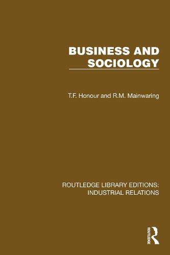 Cover image for Business and Sociology