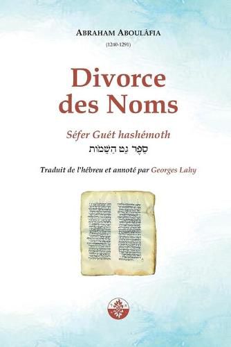 Cover image for Divorce des Noms: Guet hashemoth