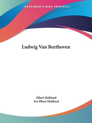 Cover image for Ludwig Van Beethoven