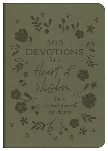 Cover image for 365 Devotions for a Heart of Wisdom: Daily Encouragement for Women