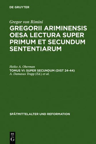 Cover image for Super Secundum (Dist 24-44)