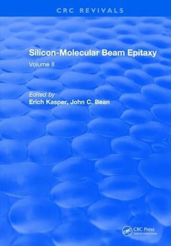 Cover image for Silicon Molecular Beam Epitaxy: Volume II