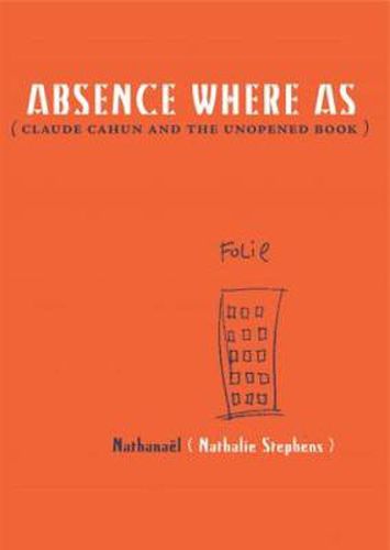 Cover image for Absence Where As