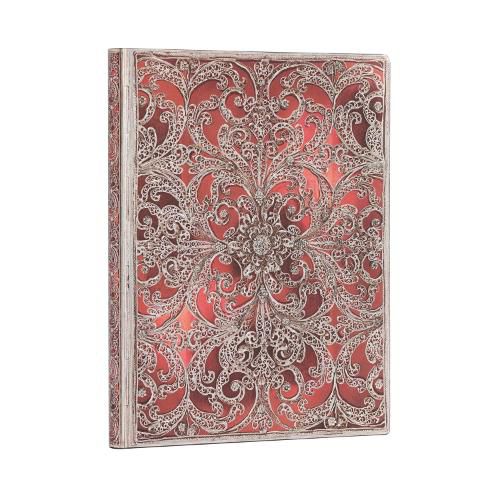 Cover image for Garnet (Silver Filigree Collection) Ultra Unlined Softcover Flexi Journal