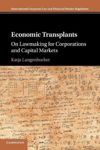 Cover image for Economic Transplants: On Lawmaking for Corporations and Capital Markets