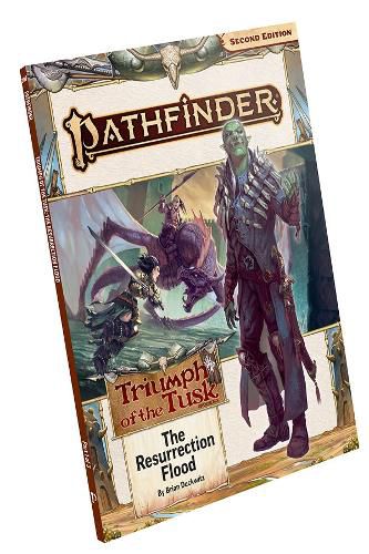 Cover image for Pathfinder Adventure Path: The Resurrection Flood (Triumph of the Tusk 1 of 3) (P2)