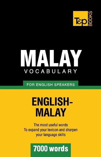 Cover image for Malay vocabulary for English speakers - 7000 words