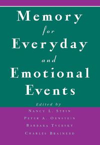 Cover image for Memory for Everyday and Emotional Events