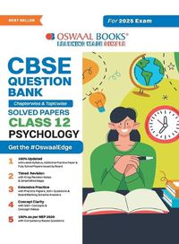 Cover image for Oswaal CBSE Question Bank Class 12 Psychology, Chapterwise and Topicwise Solved Papers For Board Exams 2025
