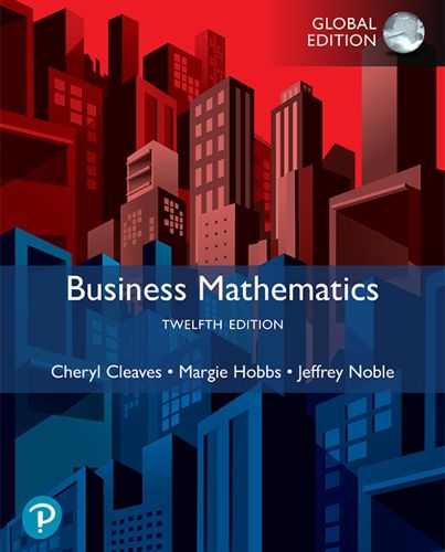Cover image for Business Math, Global Edition