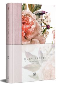 Cover image for KJV Holy Bible, Large Print Medium format, Pink Cloth Hardcover w/Ribbon Marker, Red Letter