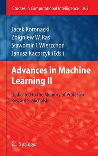 Cover image for Advances in Machine Learning II: Dedicated to the memory of Professor Ryszard S. Michalski