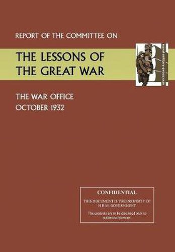 Cover image for Report of the Committee on the Lessons of the Great War