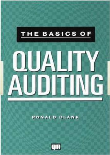 Cover image for The Basics of Quality Auditing