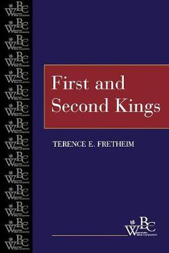 Cover image for First and Second Kings