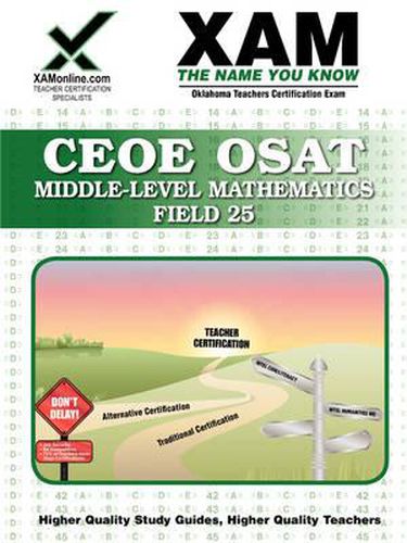 Cover image for Ceoe Osat Middle-Level Intermediate Mathematics Field 25 Teacher Certification Test Prep Study Guide