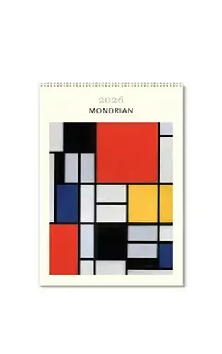 Cover image for Mondrian Medium Calendar 2026
