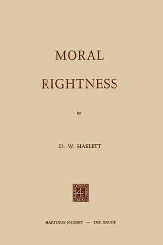 Cover image for Moral Rightness