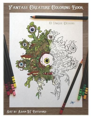 Cover image for Fantasy Creature Coloring Book: Volume One