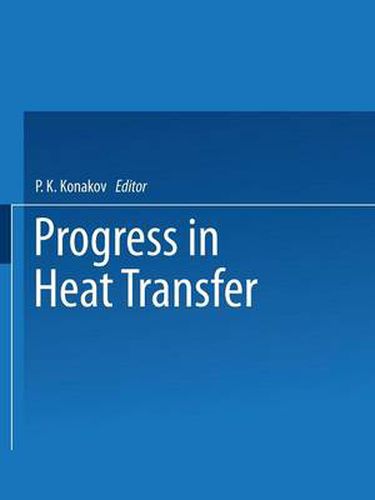 Cover image for Progress in Heat Transfer