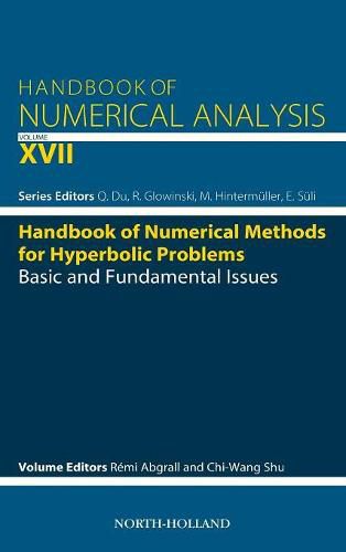 Cover image for Handbook of Numerical Methods for Hyperbolic Problems: Basic and Fundamental Issues