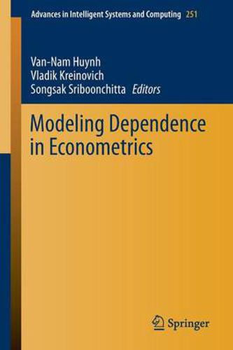 Cover image for Modeling Dependence in Econometrics