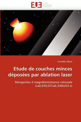 Cover image for Etude de Couches Minces D Pos Es Par Ablation Laser