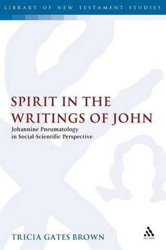 Cover image for Spirit in the Writings of John: Johannine Pneumatology in Social-Scientific Perspective