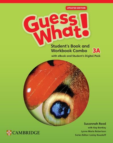 Cover image for Guess What! American English Level 3A Combo Student's Book and Workbook with Student's Digital Pack Updated