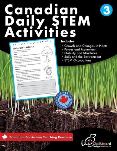 Cover image for Canadian Daily Stem Activities Grade 3