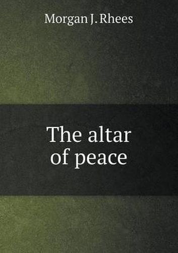 Cover image for The altar of peace