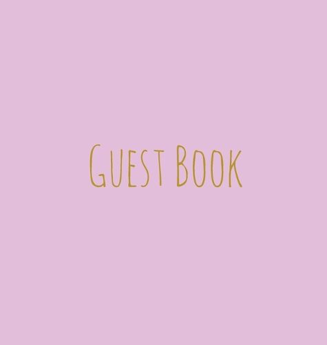 Wedding Guest Book, Bride and Groom, Special Occasion, Comments, Gifts, Well Wish's, Wedding Signing Book, Pink and Gold (Hardback)