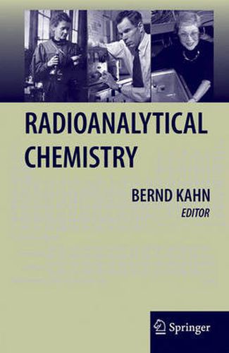 Cover image for Radioanalytical Chemistry