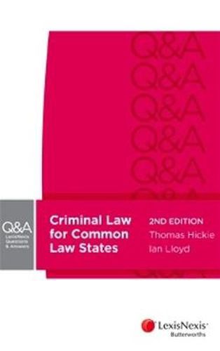 Cover image for LexisNexis Questions & Answers: Criminal Law for Common Law States