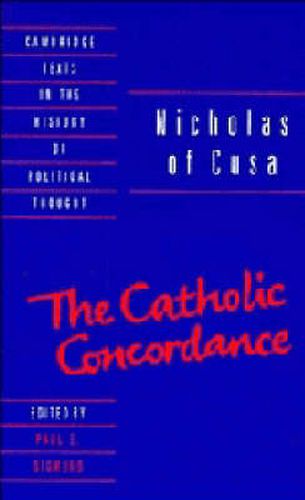 Cover image for Nicholas of Cusa: The Catholic Concordance