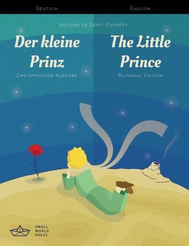 Cover image for Der kleine Prinz / The Little Prince German/English Bilingual Edition with Audio Download