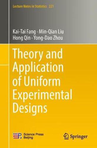 Cover image for Theory and Application of Uniform Experimental Designs