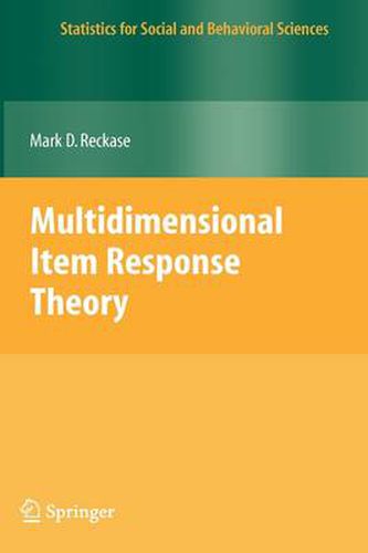 Cover image for Multidimensional Item Response Theory
