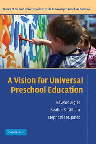 Cover image for A Vision for Universal Preschool Education