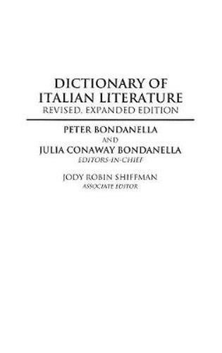 Cover image for Dictionary of Italian Literature, 2nd Edition