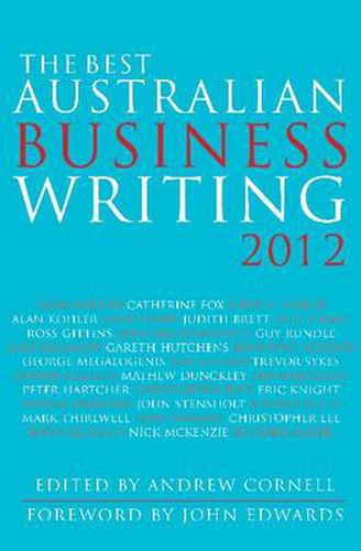 The Best Australian Business Writing 2012