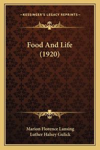 Cover image for Food and Life (1920)