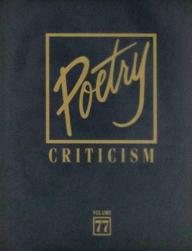 Cover image for Poetry Criticism